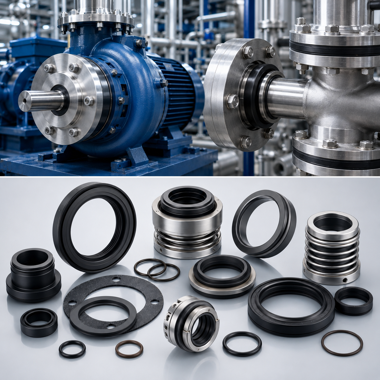 Custom rubber seals for industrial machinery applications